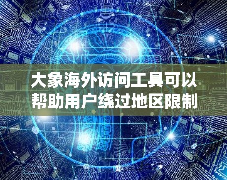 大象海外访问工具可以帮助用户绕过地区限制，访问国外网站。以下是一些常用的方法和工具