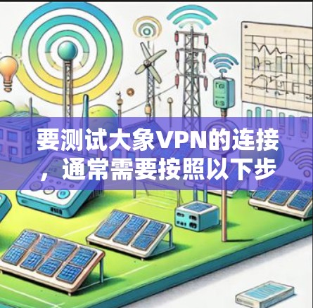 要测试大象VPN的连接，通常需要按照以下步骤操作