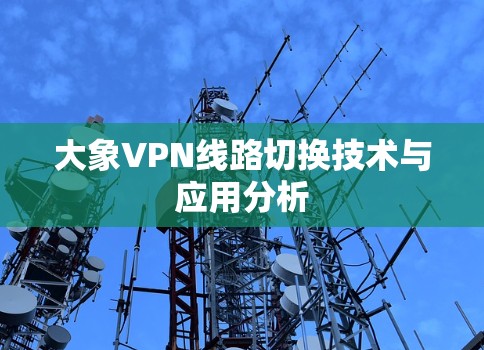 大象VPN线路切换技术与应用分析