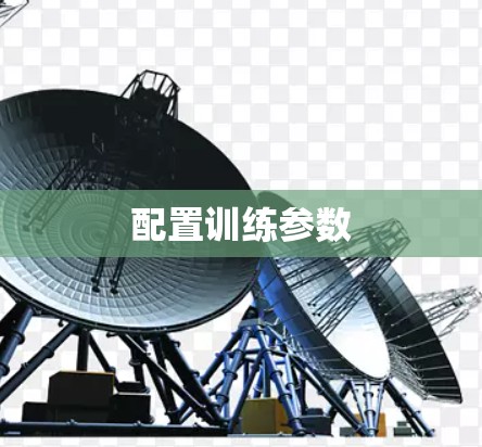 配置训练参数