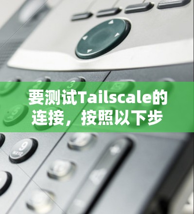 要测试Tailscale的连接，按照以下步骤操作